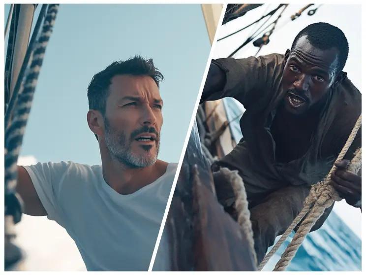 Segelboot strandet und gerät in Piratenjagd – was die Besatzung unternimmt, um zu überleben, verblüfft alle!